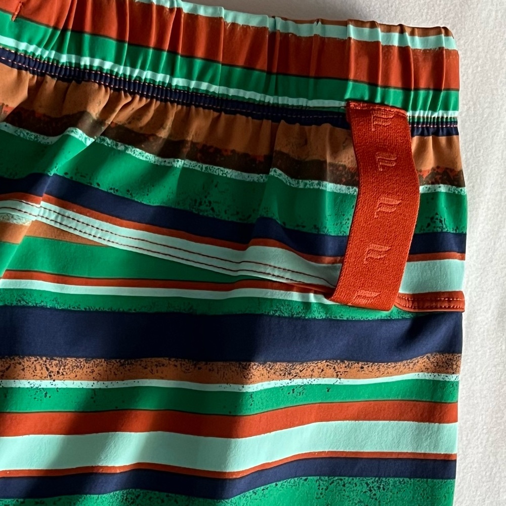 Fabletics The One‎ Short M Stripe Iron Earth Athletic Golf Training Multicolored - Picture 6 of 9
